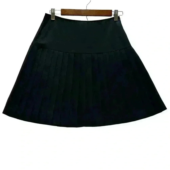 Express Dresses & Skirts - Vintage Express Pleated Mini Skirt Dark Academia School Girl Wool Blend Womens 7